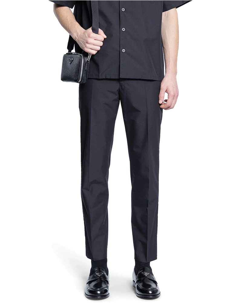 Оригінальна Technical Cotton Trousers Prada