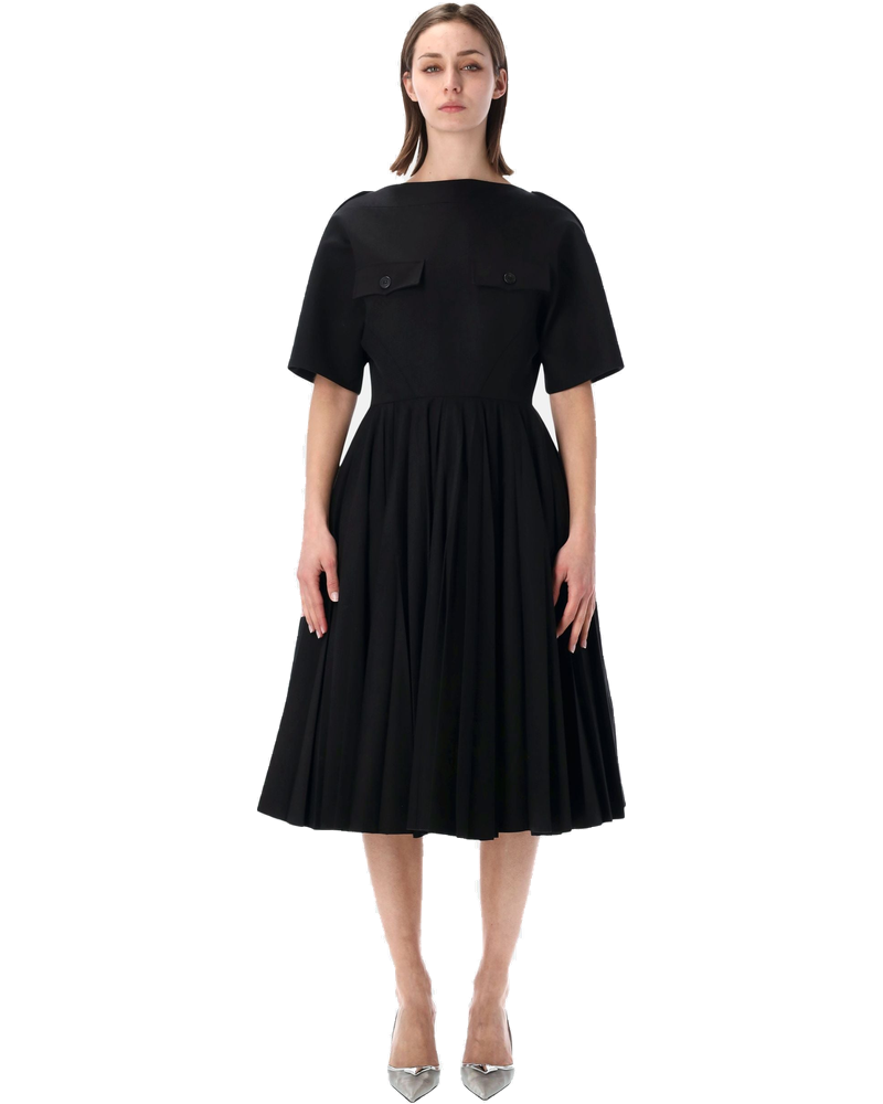 Gabardine Fit And Flare Dress Prada – Гарантія оригінальності