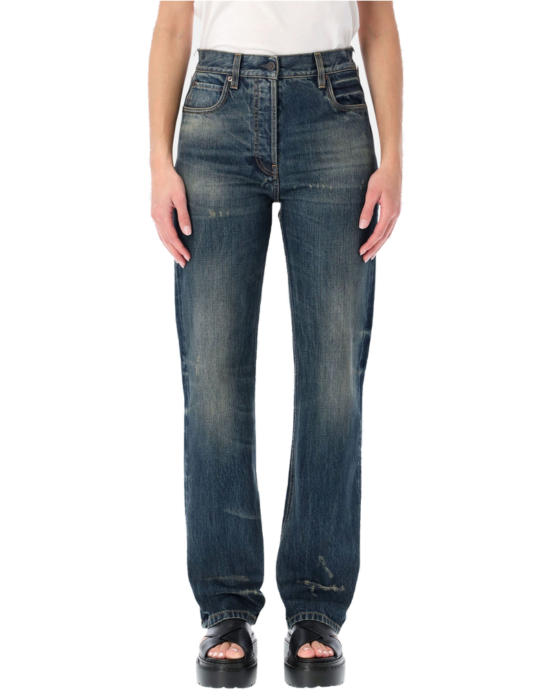 Straight Leg Washed Denim Jeans Prada – Гарантія оригінальності