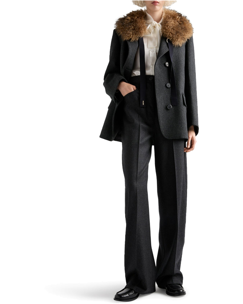 Wool Flannel Trousers Prada – Гарантія оригінальності