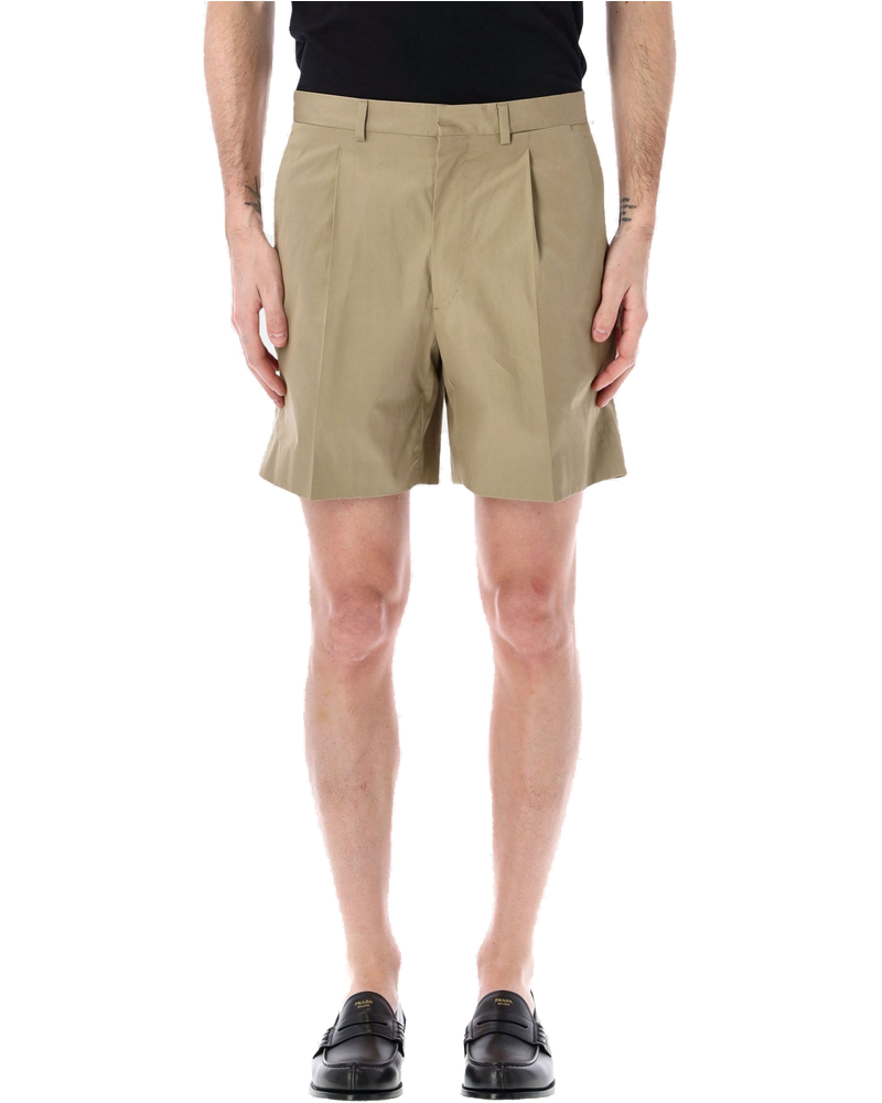 Tailored Cotton Bermuda Shorts Prada оригінал – Купити в Україні