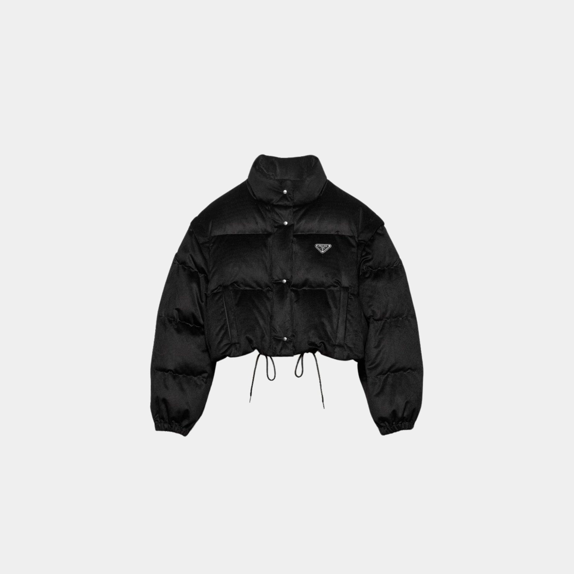 Оригінальна Corduroy Down Jacket Prada – боковий вид