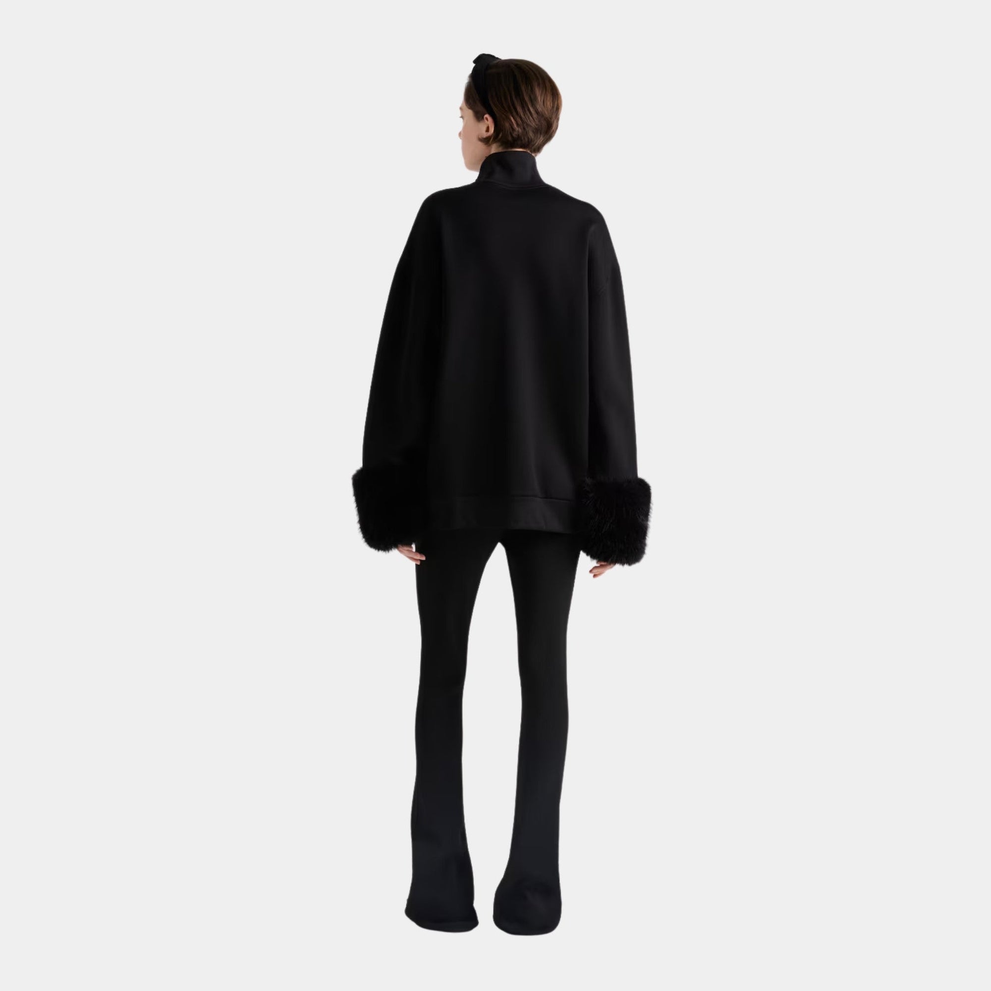 Double Fleece High-Neck Blouson Prada оригінал – Купити в Україні – детальний вид