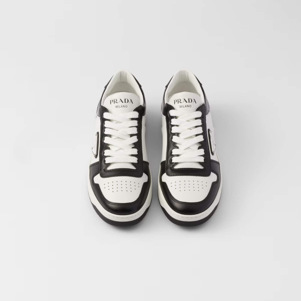 Downtown Perforated Leather Sneakers Prada оригінал – Купити в Україні – вид ззаду