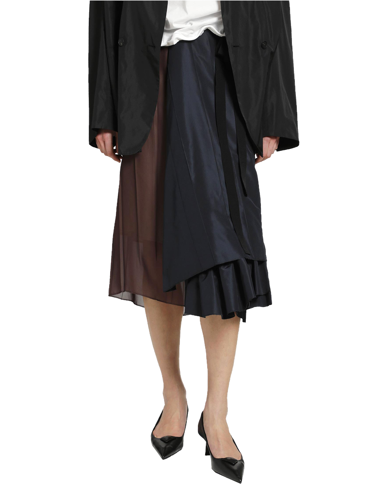 Оригінальна Faille Patchwork Skirt Prada