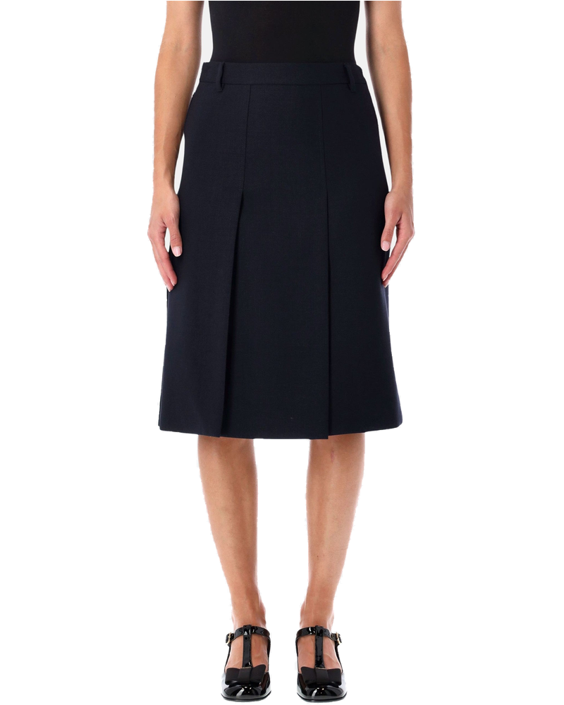 Wool Hopsack MIDI Skirt Prada оригінал – Купити в Україні