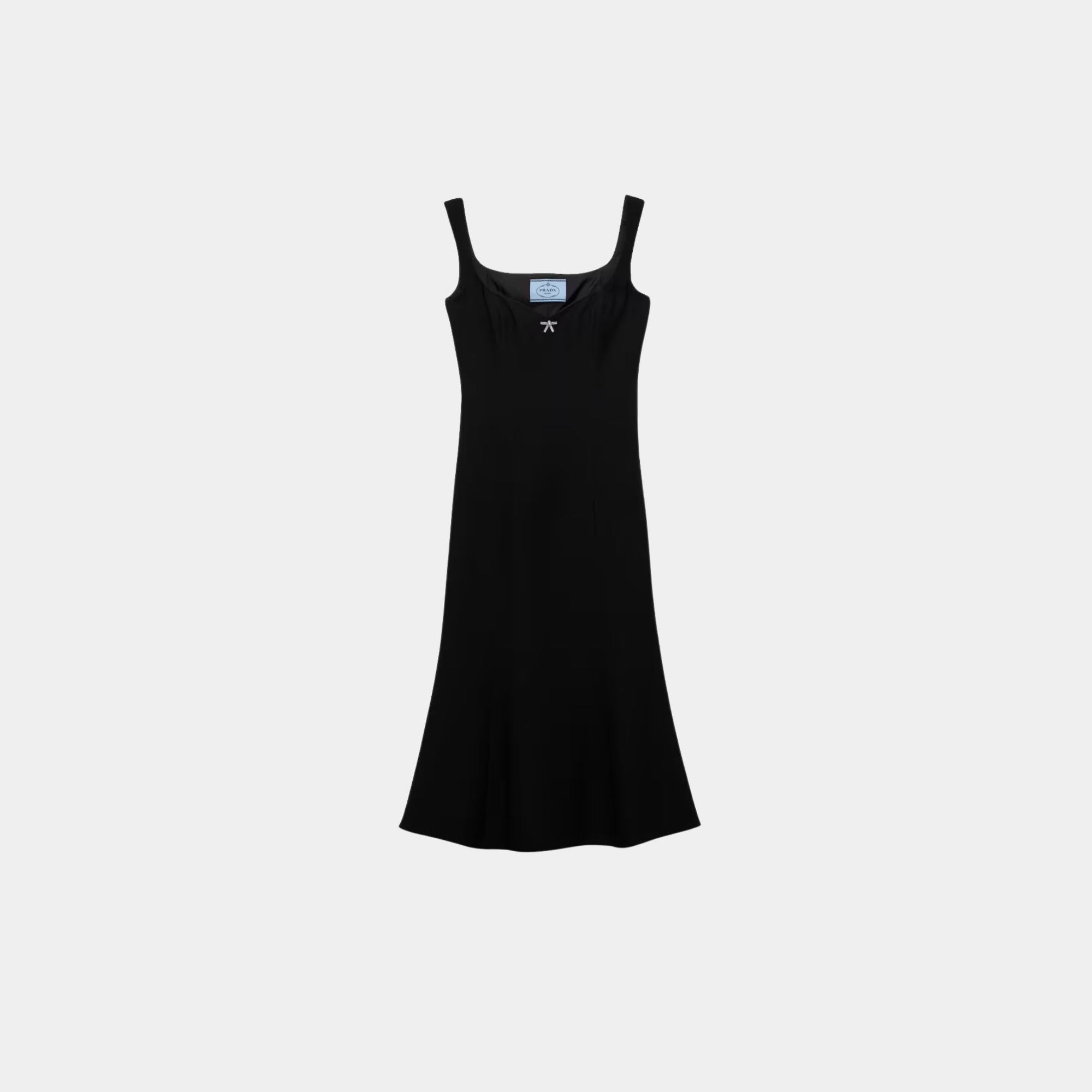 Оригінальна Embroidered Cady Sheath Dress Prada – боковий вид