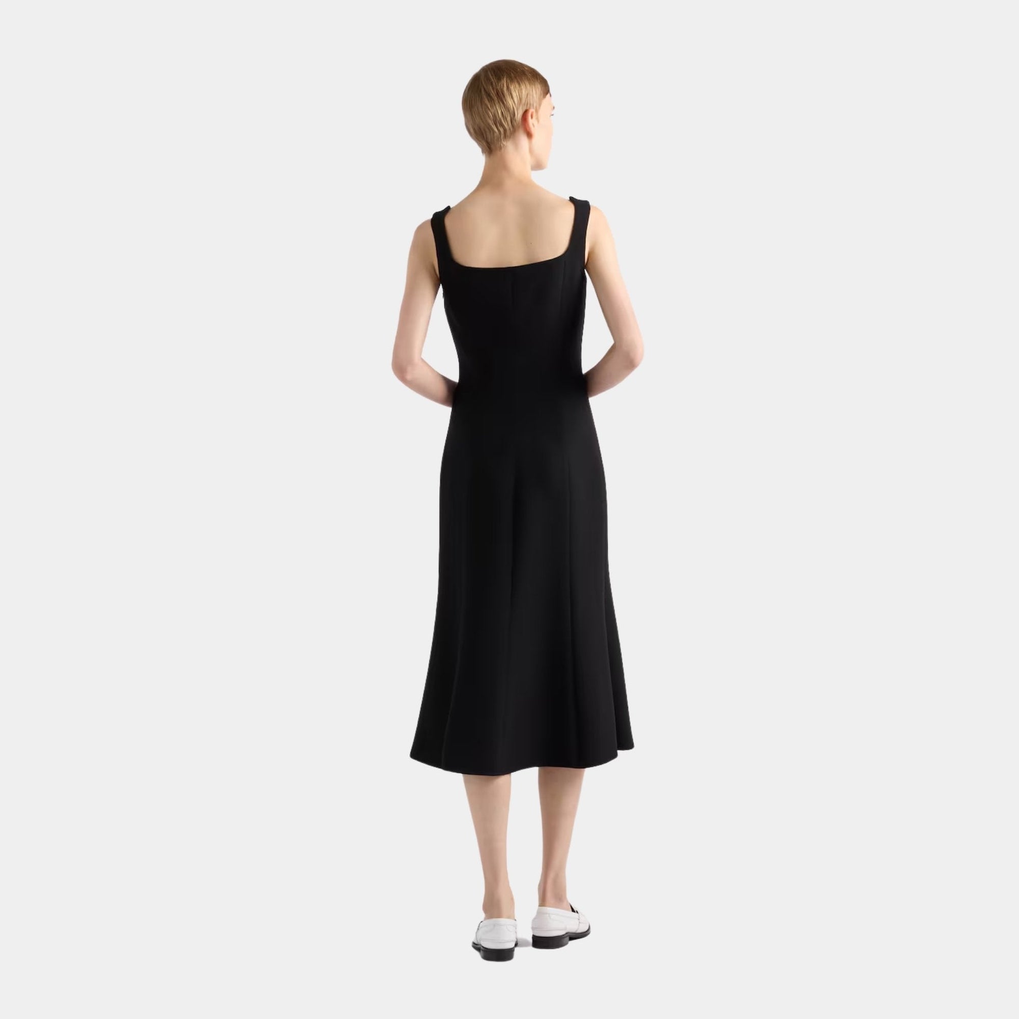Оригінальна Embroidered Cady Sheath Dress Prada – детальний вид