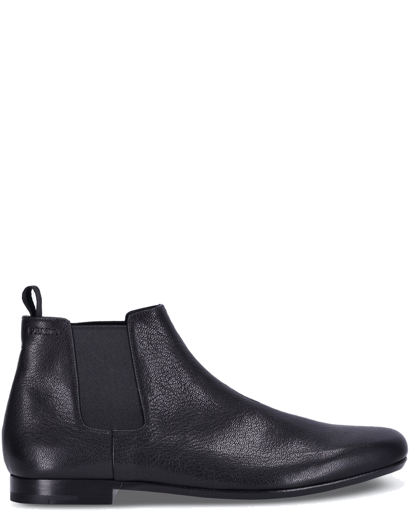 Оригінальна Goat Old Leather Ankle Boots Prada
