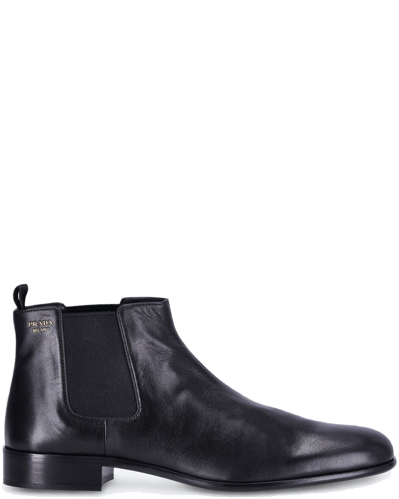Оригінальна Lux Goat Leather Ankle Boots Prada