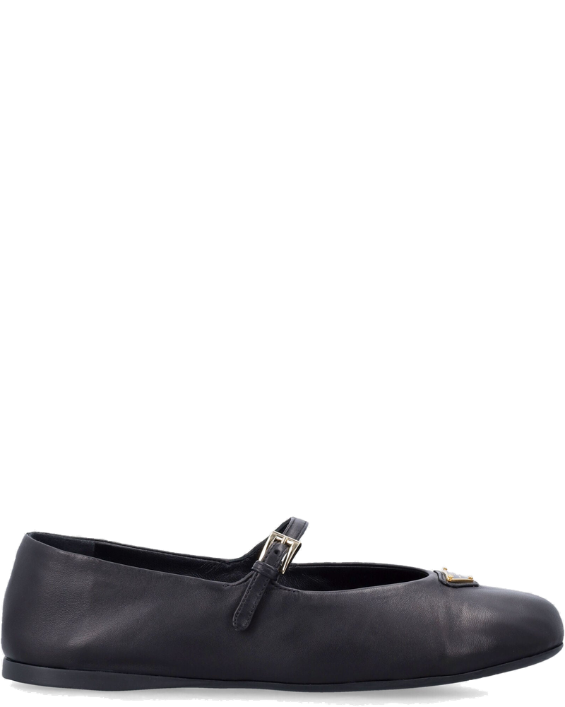 Nappa Leather Logo Ballerinas Prada оригінал – Купити в Україні
