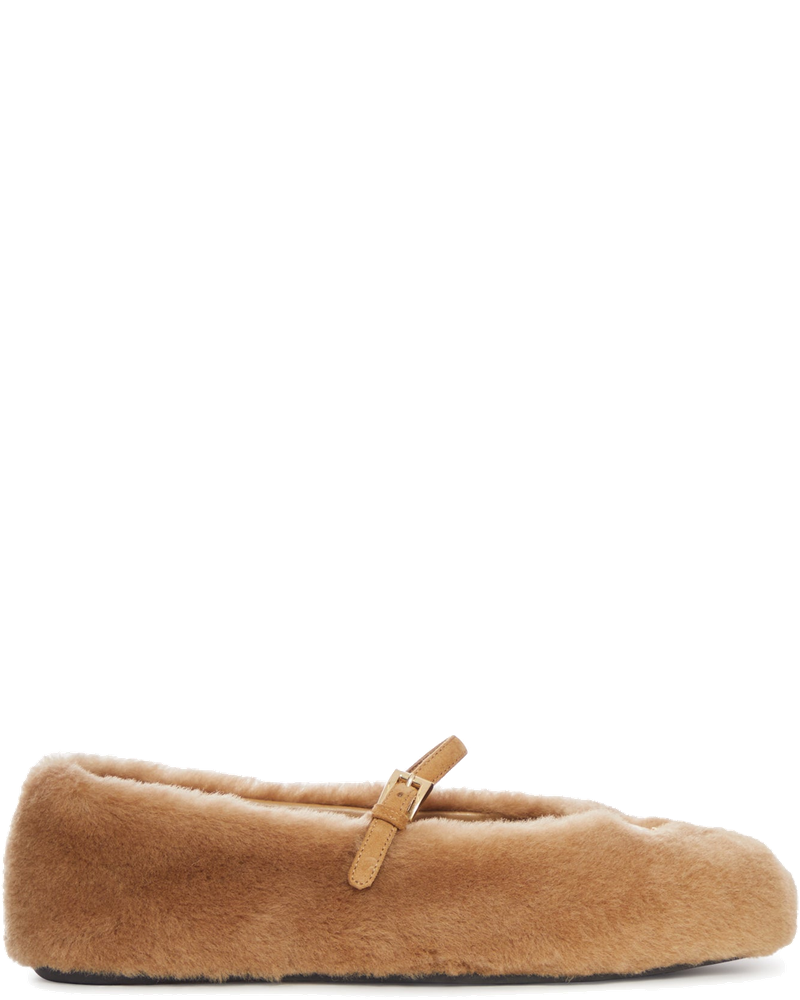 Оригінальна Shearling Ballerinas Prada