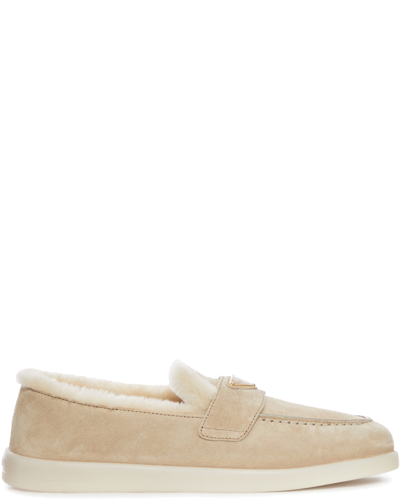 Suede And Sheepskin Loafers Prada оригінал – Купити в Україні