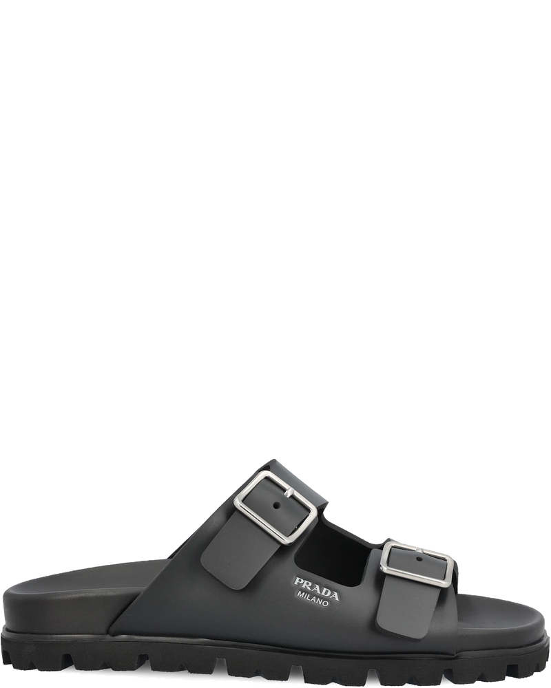 Leather Slider Sandals Prada – Гарантія оригінальності