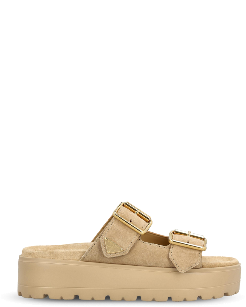 Suede Leather Sandals Prada – Гарантія оригінальності