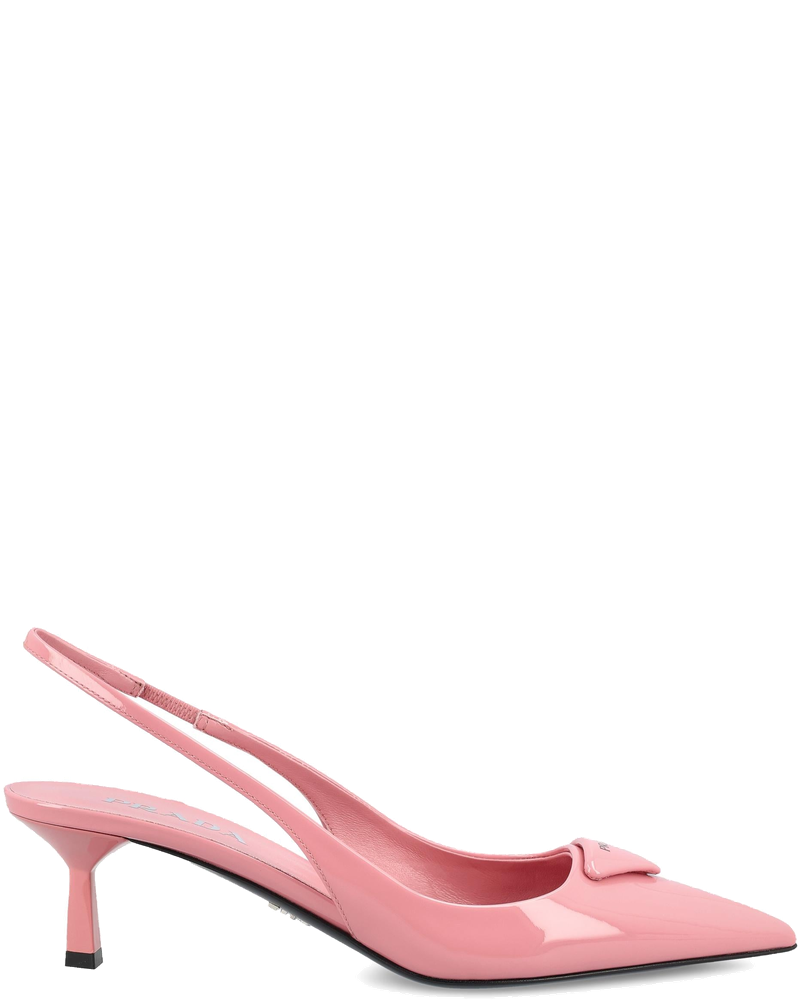 Оригінальна Slingback Pumps Crafted In Calf Leather Prada