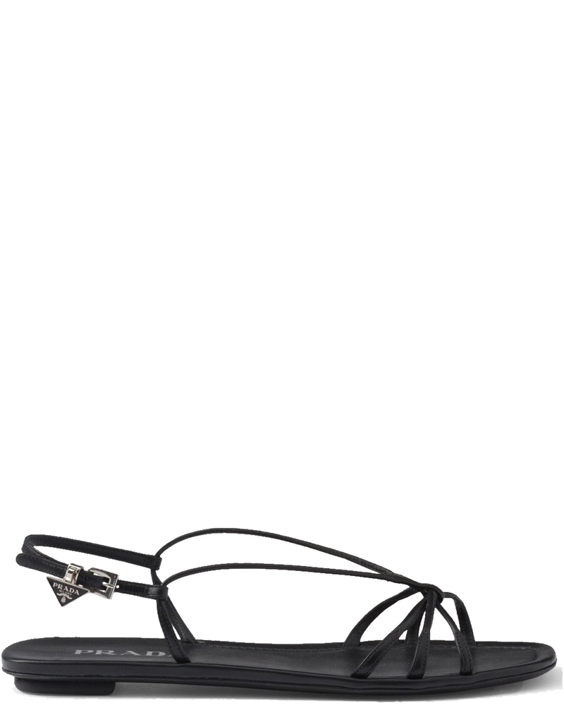 Leather Flat Sandals Prada – Гарантія оригінальності bg_removed_catalog