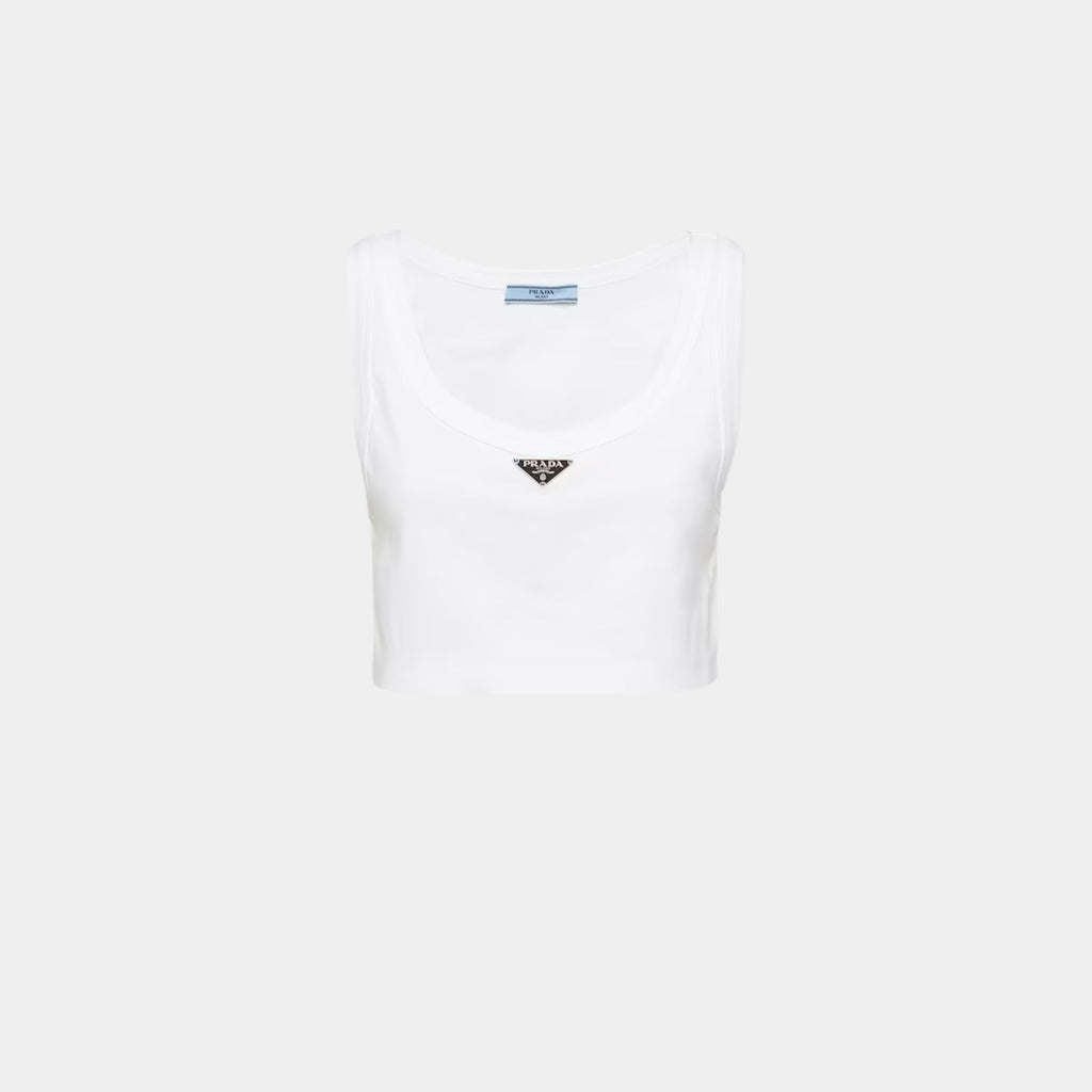 Jersey Cropped Top Prada оригінал – Купити в Україні – збільшений вид