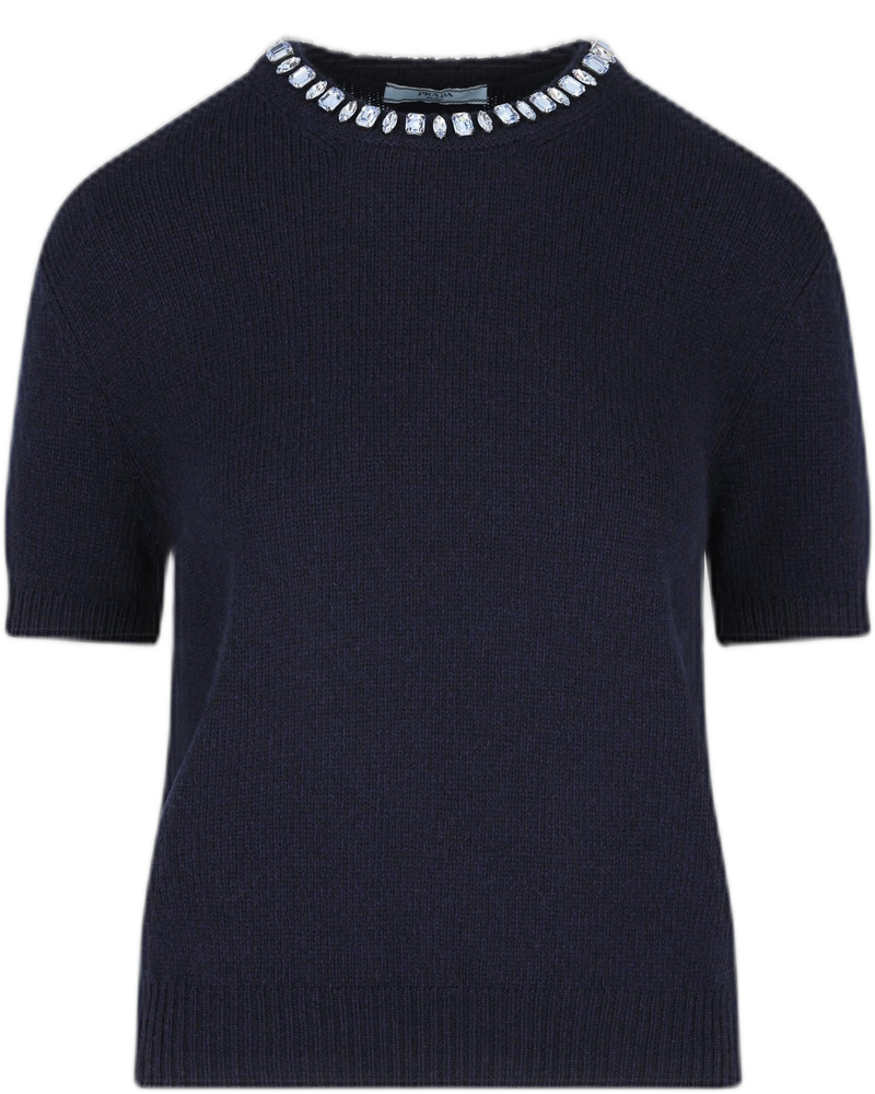 Wool And Cashmere Crew Neck Sweater Prada – Гарантія оригінальності