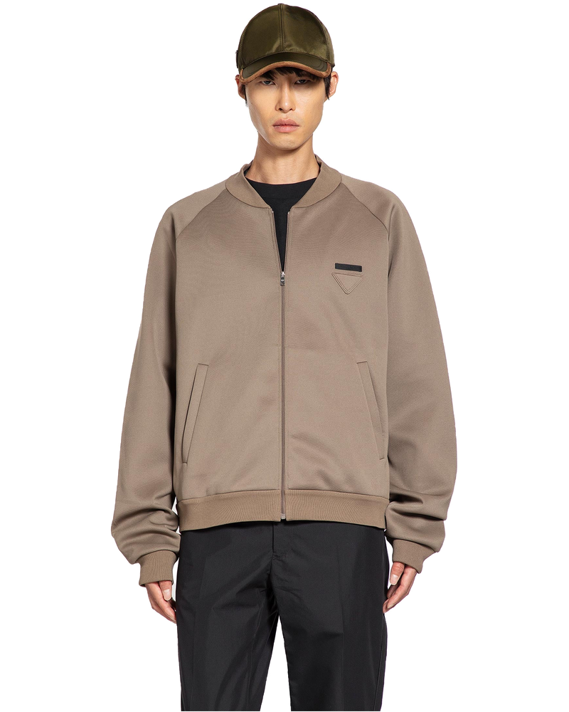 Оригінальна Techno Jersey Bomber Track Tacket Prada