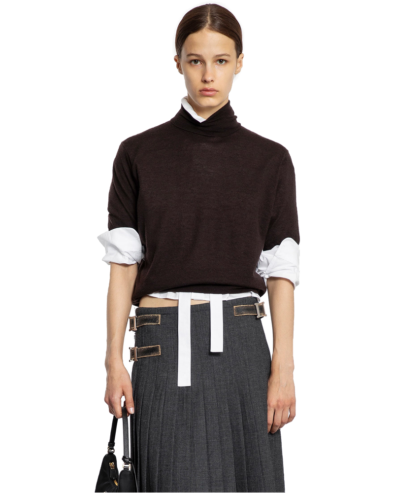 Cashmere Short Sleeve Turtleneck Prada оригінал – Купити в Україні