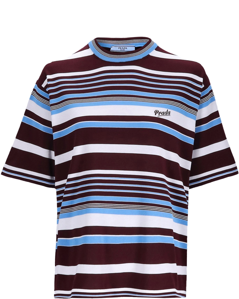 Cotton Striped F.18 Sweater Prada оригінал – Купити в Україні