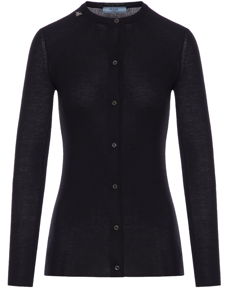 Ribbed Wool Cardigan Prada оригінал – Купити в Україні