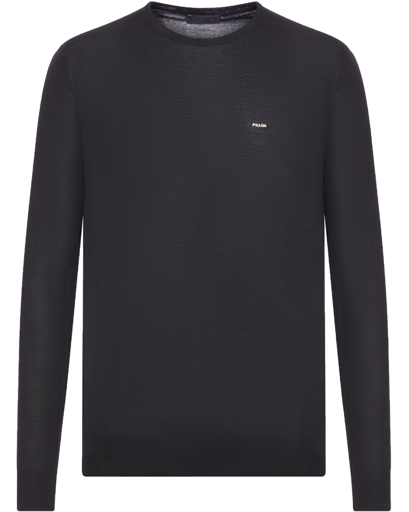 Superfine Wool Crewneck Sweater Prada оригінал – Купити в Україні
