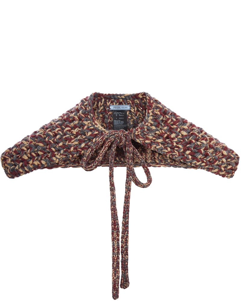 Woven Knit Shawl In An English Wool And Cashmere Blend Prada – Гарантія оригінальності