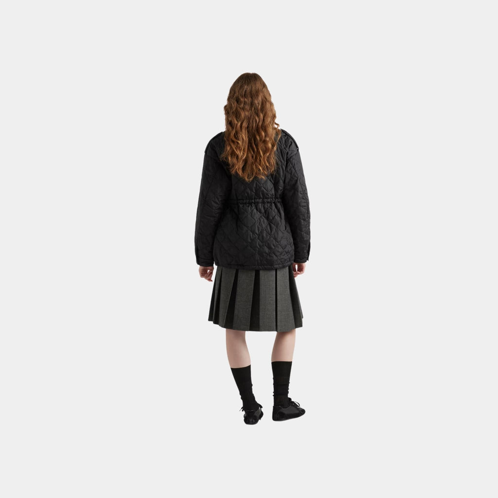 Lightweight Quilted Re-Nylon Blouson Jacket Prada оригінал – Купити в Україні – вид ззаду