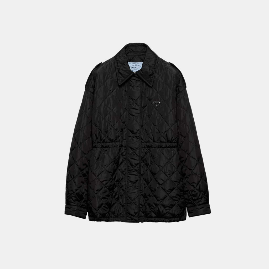 Lightweight Quilted Re-Nylon Blouson Jacket Prada оригінал – Купити в Україні – боковий вид