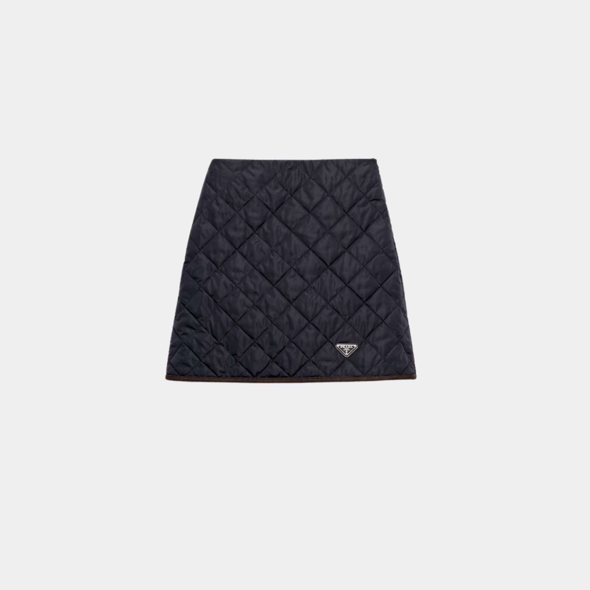 Lightweight Re-Nylon Miniskirt Prada – Гарантія оригінальності – боковий вид