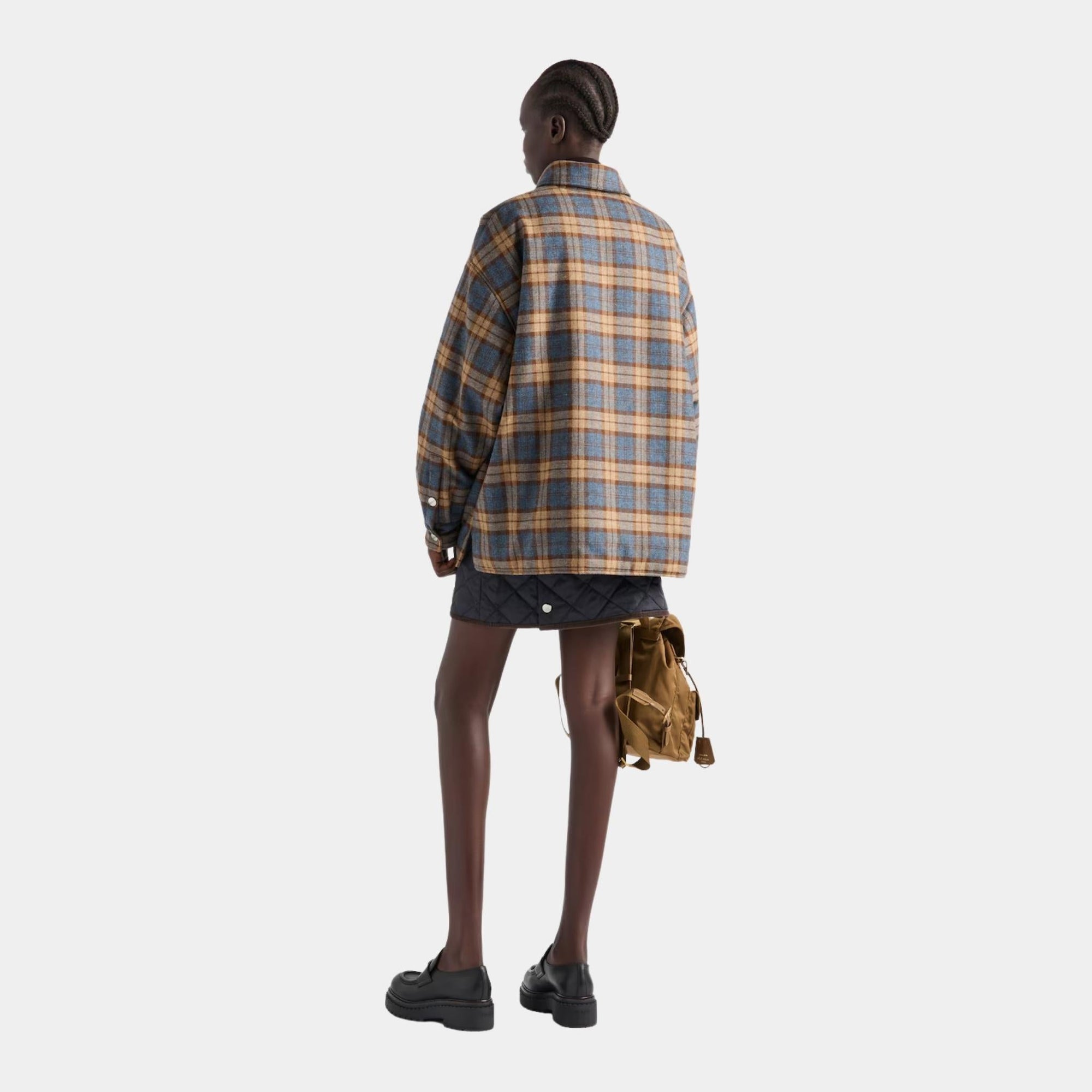 Lightweight Re-Nylon Miniskirt Prada – Гарантія оригінальності – детальний вид