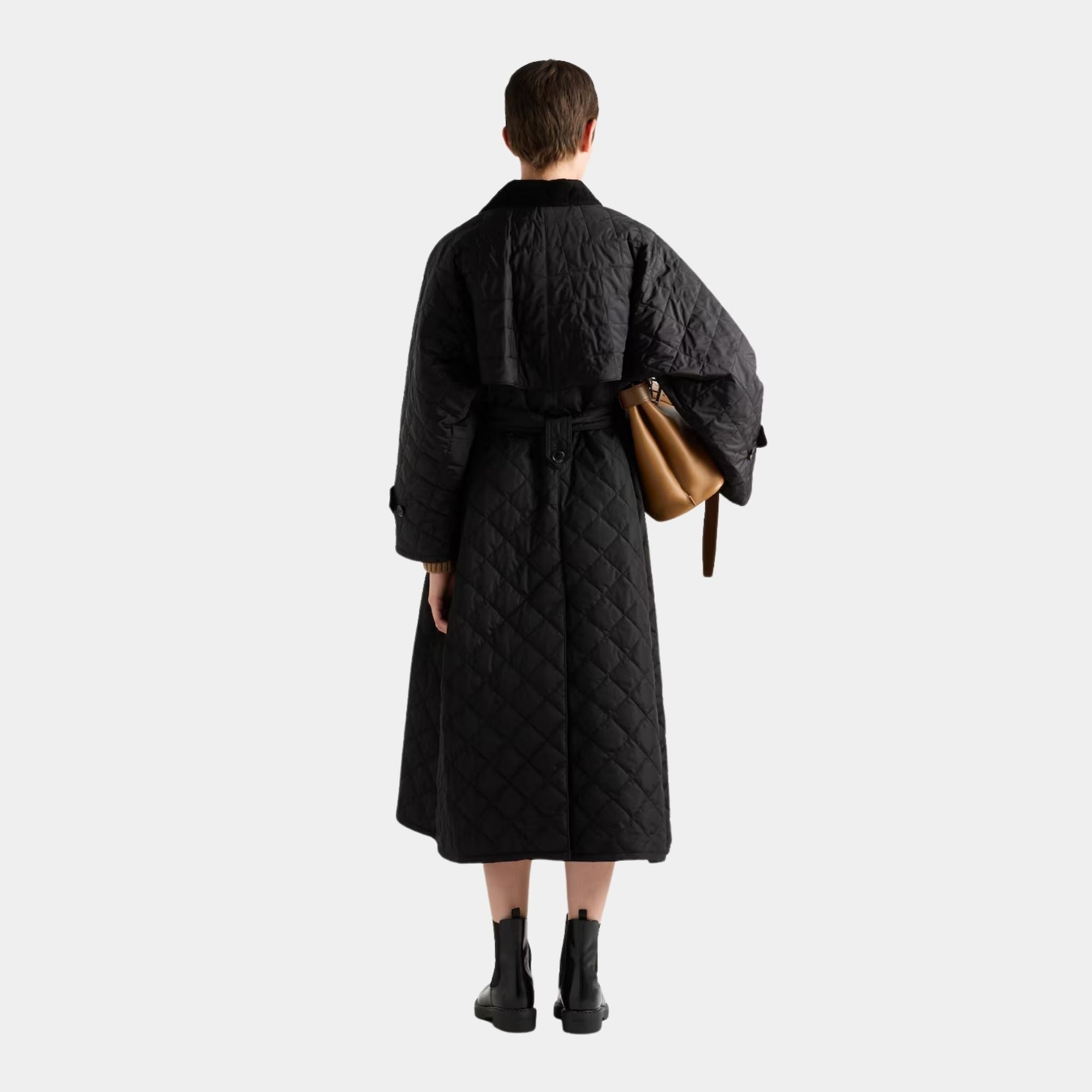 Lightweight Re-Nylon Trench Coat Prada – Гарантія оригінальності – детальний вид
