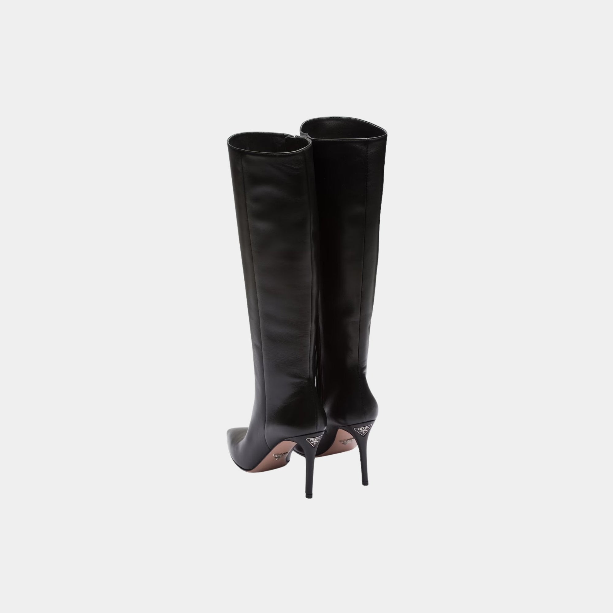 Nappa Leather Knee High Boots Prada – Гарантія оригінальності – детальний вид