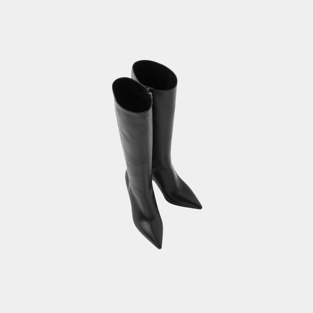 Nappa Leather Knee High Boots Prada – Гарантія оригінальності – вид ззаду