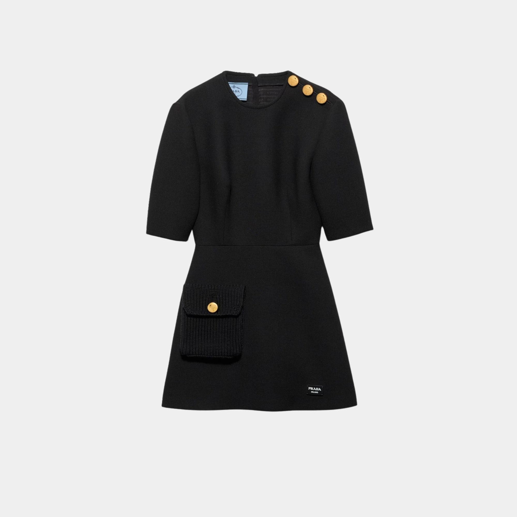 Natté Minidress Prada оригінал – Купити в Україні – боковий вид