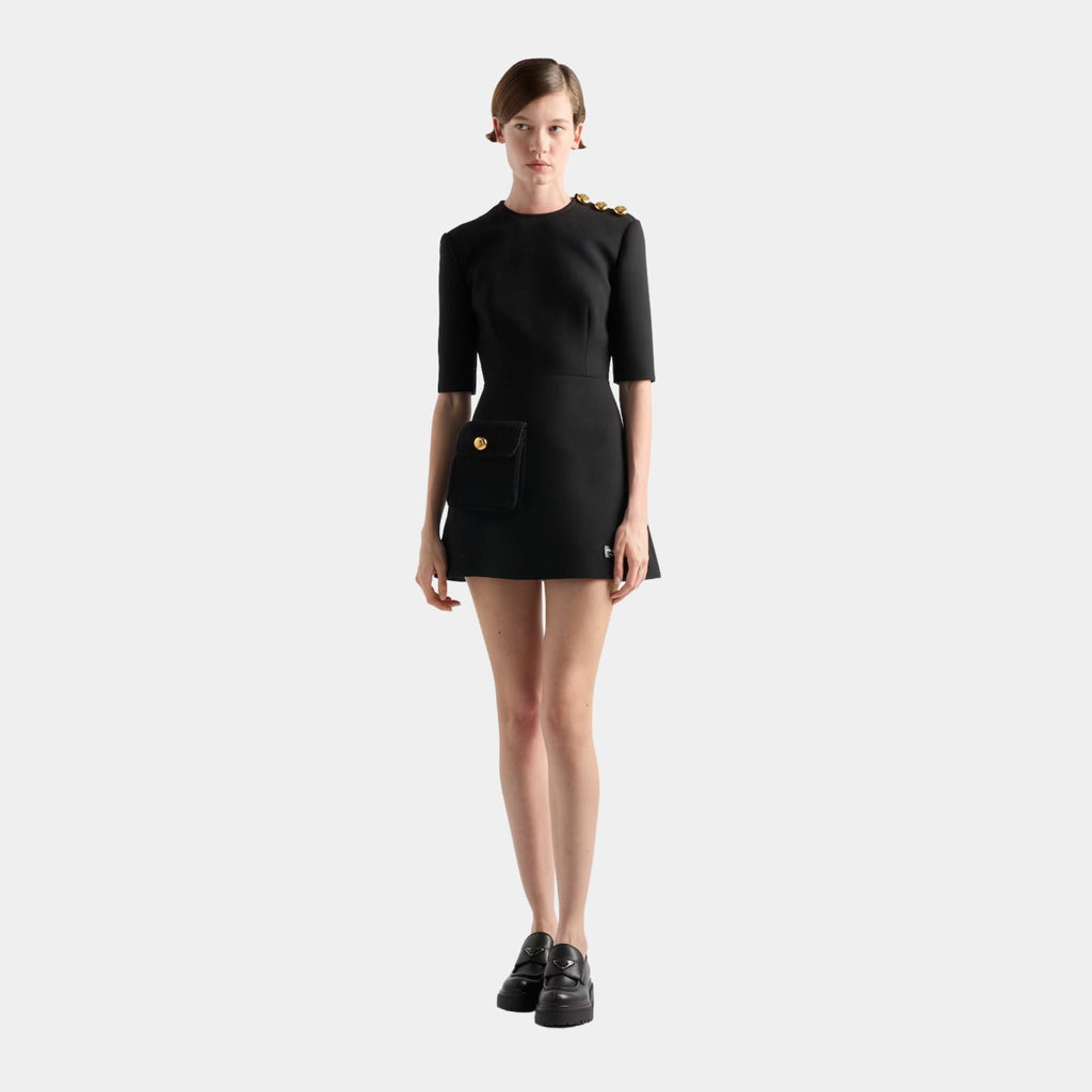 Natté Minidress Prada оригінал – Купити в Україні – вид ззаду