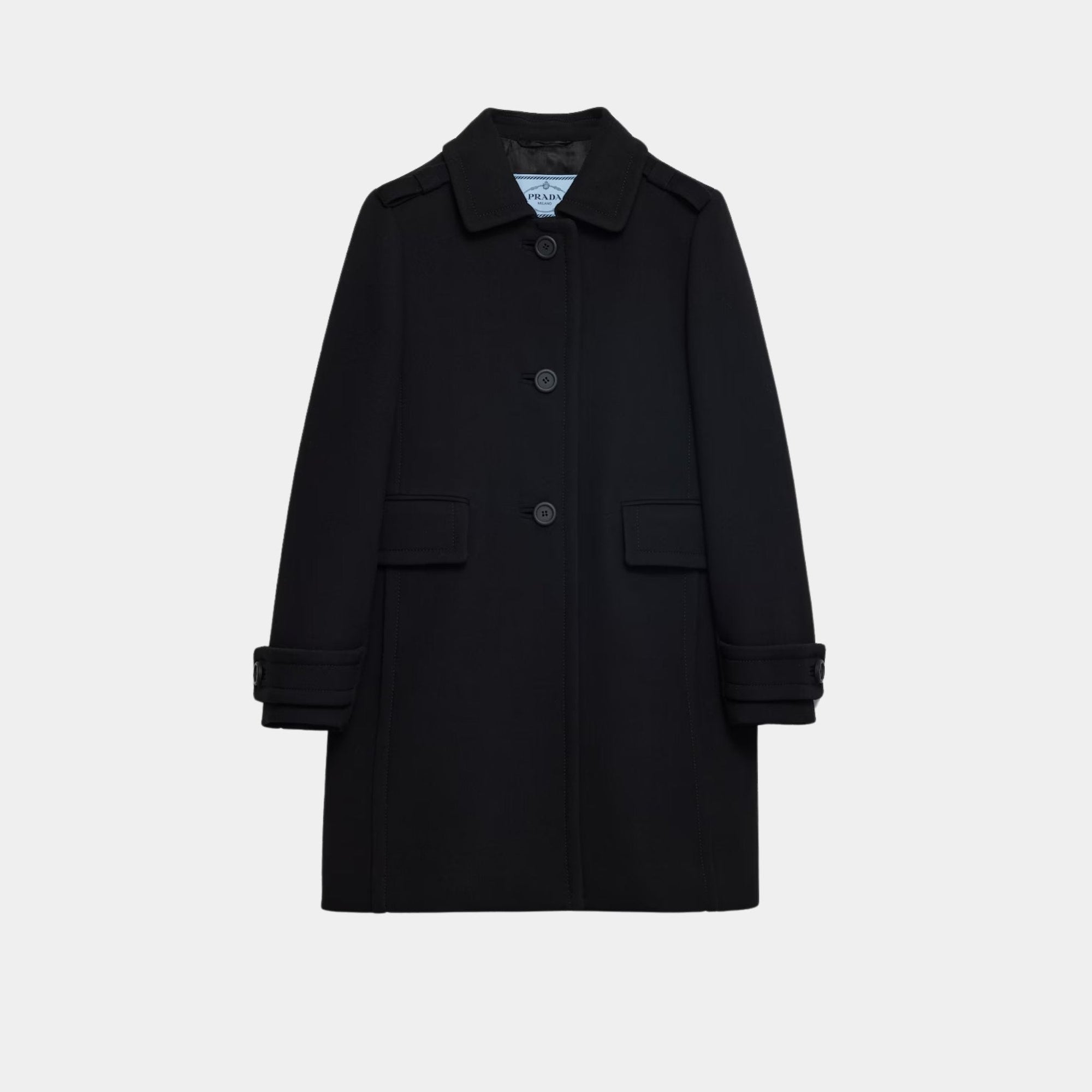 Natté Peacoat Prada оригінал – Купити в Україні – боковий вид