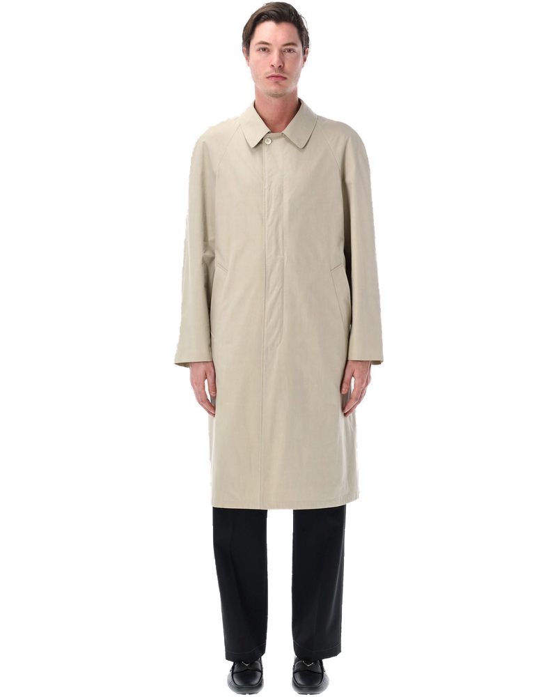 Beige Cotton Classic Coat Prada оригінал – Купити в Україні