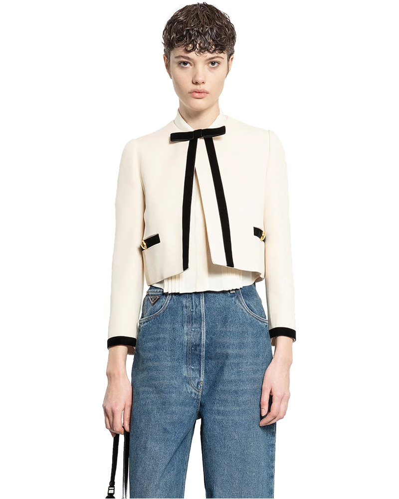 Оригінальна Compact Sablé Jacket Prada
