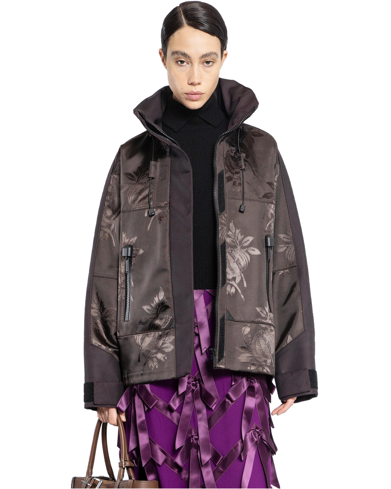 Floral Jacquard Nylon Jacket Prada оригінал – Купити в Україні