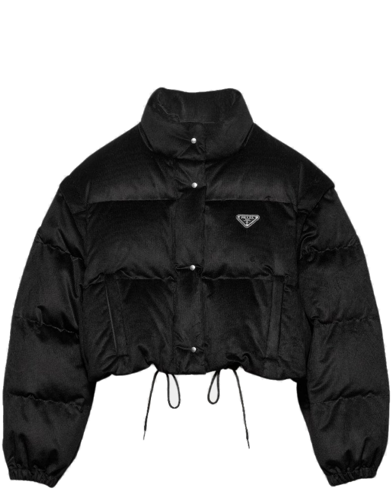 Оригінальна Corduroy Down Jacket Prada