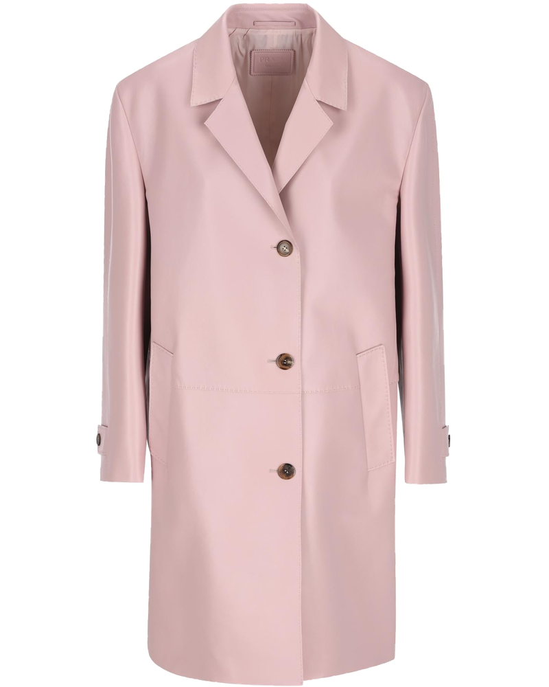 Оригінальна Nappa Leather Coat Prada