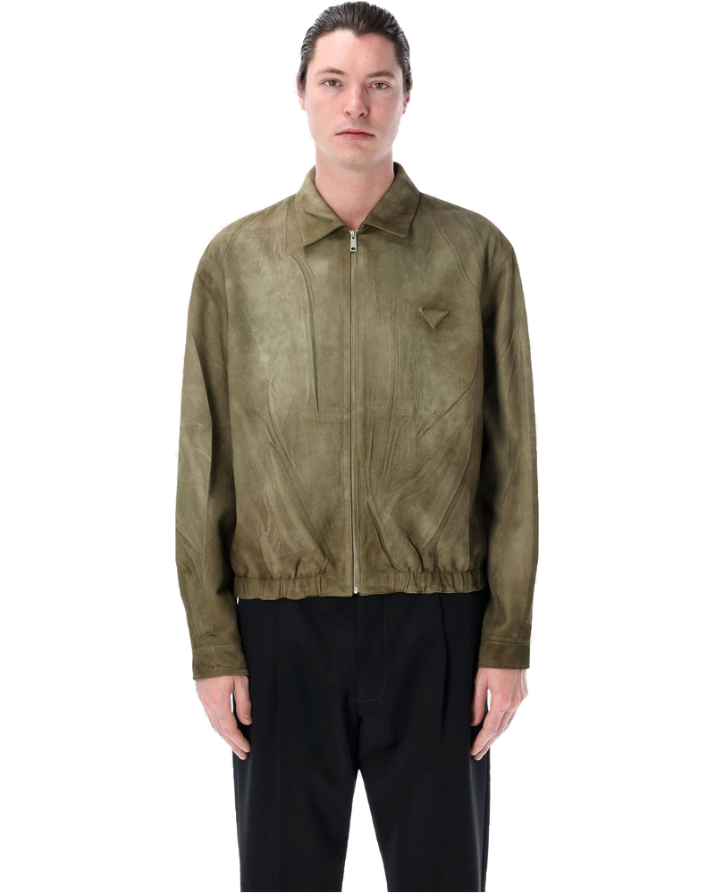 Suede Zip Jacket Prada оригінал – Купити в Україні