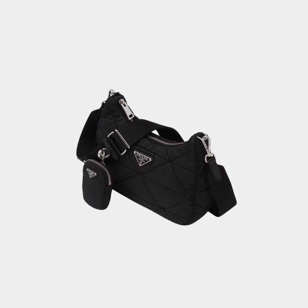 Оригінальна Padded Re-Nylon Shoulder Bag Prada – вид ззаду
