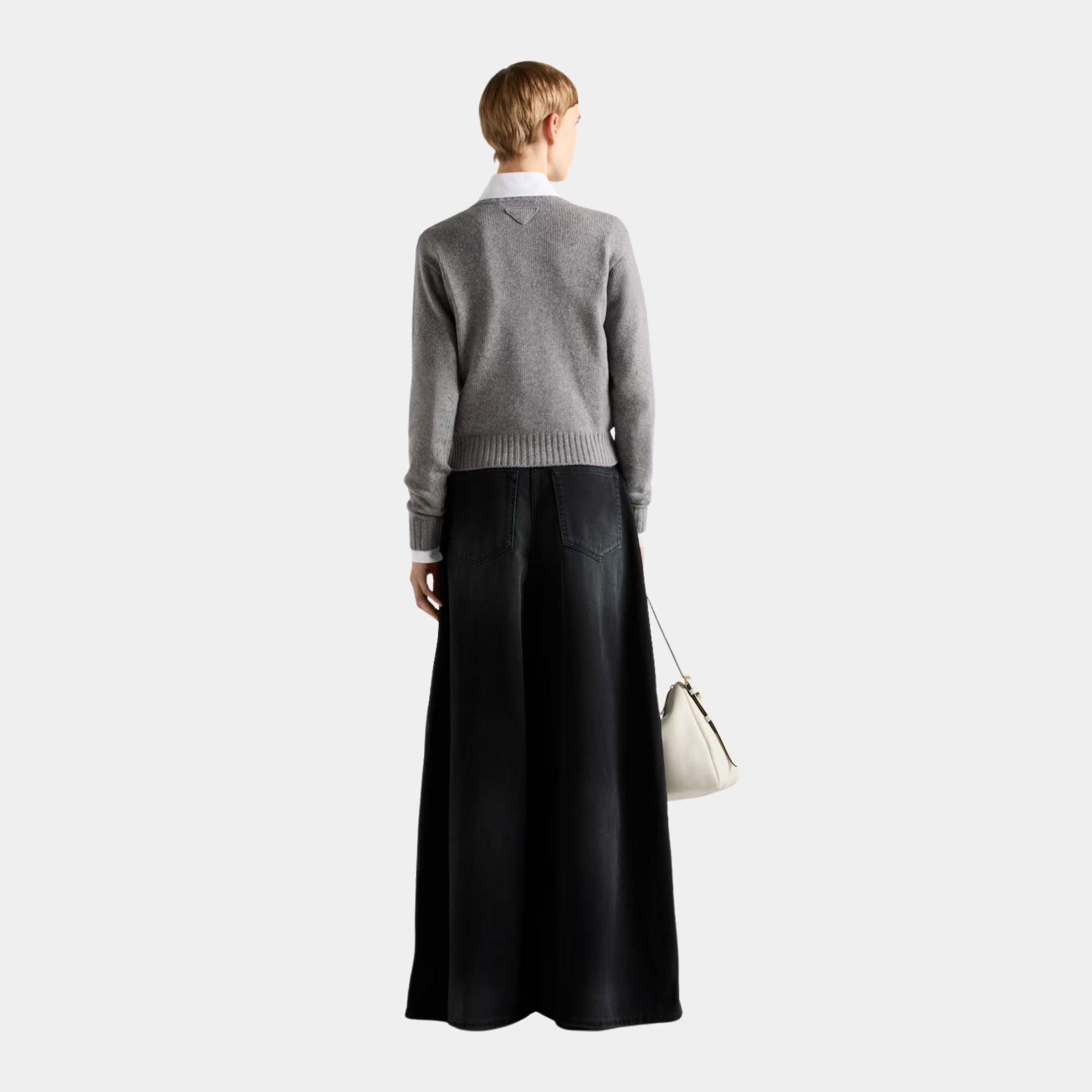 Palazzo Black Denim Jeans Prada оригінал – Купити в Україні – детальний вид