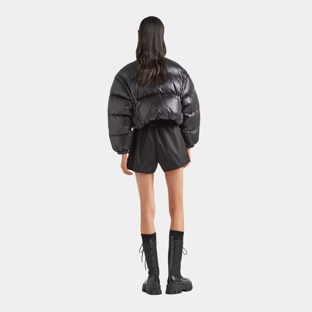 Re-Nylon Cropped Convertible Down Jacket Prada – Гарантія оригінальності – збільшений вид