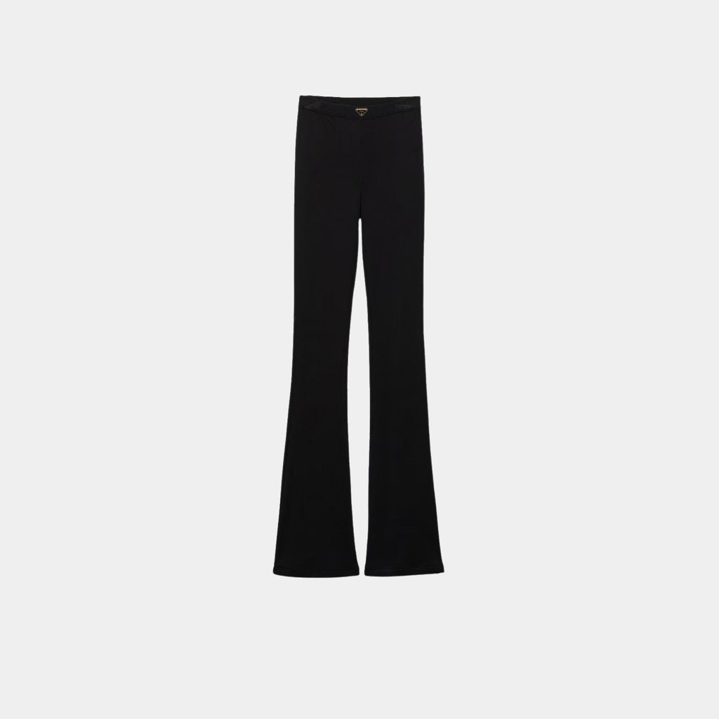 Оригінальна Ribbed Knit Jersey Pants Prada – боковий вид