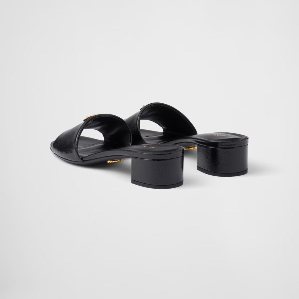 Saffiano Patent Leather Sandals Prada – Гарантія оригінальності – детальний вид